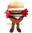 High Quality Adult Food Hamburger Mascot Costume 