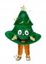 Christmas Xmas Tree Mascot Costume with Golden Star