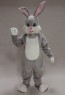 Grey Easter Bunny Rabbit Costume Mascot