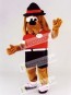 Coffee Dog Mascot Costume
