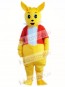 Yellow Kangaroo Mascot Costume