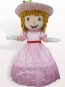 Pink Strawberry Shortcake Girl Plush Adult Mascot Costume