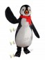 New Penguin with Red Scarf Mascot Costume 