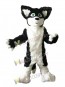 Gray Black and White Husky Dog Fox Mascot Costume