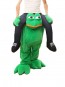 Adult Piggy Back Frog Carry Me Sad Frog Mascot Costume Halloween Fancy Dress Kids Children Christmas Xmas St Patricks Day