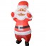 Santa Claus with White Belt Inflatable Costume Halloween Christmas Costume for Adult 