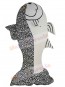 Salmon mascot costume