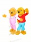 Bear Brother and Sister Siblings Mascot Costumes Animal