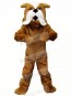 Strong Brown Bulldog Mascot Costumes Animal