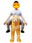 Ride on Me Teddy Bear Carry Me Ride Brown Bear Mascot Costume
