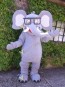 Gray Ellie the Elephant Mascot Costume 