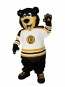 Estevan Bruins Bear Custom Ice Hockey Mascot