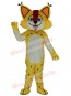 Cute Yellow Leopard Mascot Costume College