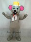 Christmas Mouse Mascot Costume with Yellow Hat
