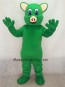 Green Female Pig Piggy Adult Mascot Costume