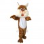 Brown Wirey Wildcat Mascot Costume
