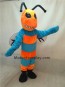 Orange and Blue Bee Mascot Costume