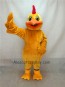New Long Hair Plush Yellow Chicken Mascot Bird Costume