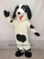 Fido Dog Mascot Costume with Red Tongue