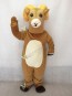 Tan Rocky Ram Mascot Costume with White Belly