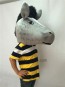 Fierce New Gray Mustang Horse Head ONLY Mascot Costume