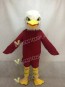 White Head Brown Eagle Mascot Costume