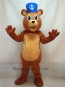 Happy Valentine's Day Bear with Blue Hat Mascot Costume