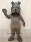 Gray Bulldog Dog Mascot Costume