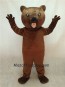 Brown Fierce Grizzly Bear Mascot Costume