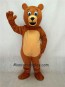 Brown Jolly Happy Bear Mascot Costume