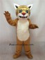 Light Yellow Brown Wildcat Cub Mascot Costume 
