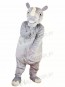 Happy Rhino Rhinoceros Mascot Costume Fancy Dress Custom Cosplay Theme Mascot 