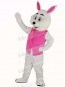 Wendell Rabbit Easter Bunny in Pink Vest Mascot Costume