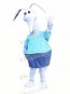 White Aardvark Mascot Costumes Cartoon
