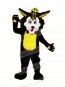 Black Wildcat Mascot Costumes Cartoon	