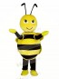 Cute Little Yellow Bee Mascot Costumes Cartoon