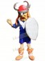 Cool Viking Mascot Costume Cartoon	