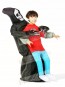 Skull Ghost Carry Me on Demon Inflatable Halloween Costumes for Kids