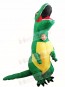 Green T REX Dinosaur Inflatable Halloween Christmas Costumes for Kids