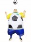 World Cup Brazil Football Soccer Player Inflatable Halloween Christmas Costumes for Adults