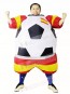World Cup Spain Football Soccer Player Inflatable Halloween Christmas Costumes for Adults