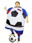 World Cup Russia Football Soccer Player Inflatable Halloween Christmas Costumes for Adults