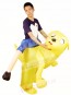 Ride on Jake the Yellow Dog Adventure Time Inflatable Halloween Xmas Costumes for Adults