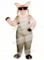 Far-Out Farmer Pig Mascot Costume