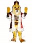 Cute King Lionel Lion Mascot Costume