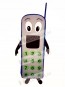 Screaming Phone Mascot Costume
