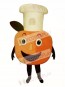 Baker Peach Mascot Costume
