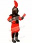 Red Knight Mascot Costume