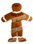 Gingerbread Man Christmas Mascot Costume