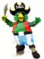 Green Pirate Parrot Mascot Costumes Bird